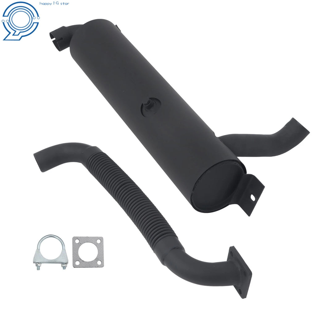 Muffler & Exhaust Pipe Kit 6676728 6677371 for Bobcat S175 S205 S185 S150 T190 (2000–2023)