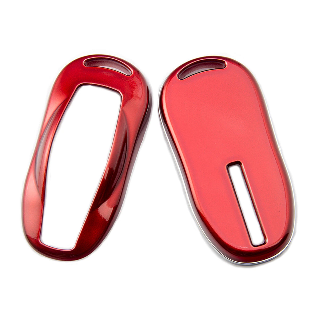 Smart Key Fob Hot Red Case for Tesla Model S (2012-2019)
