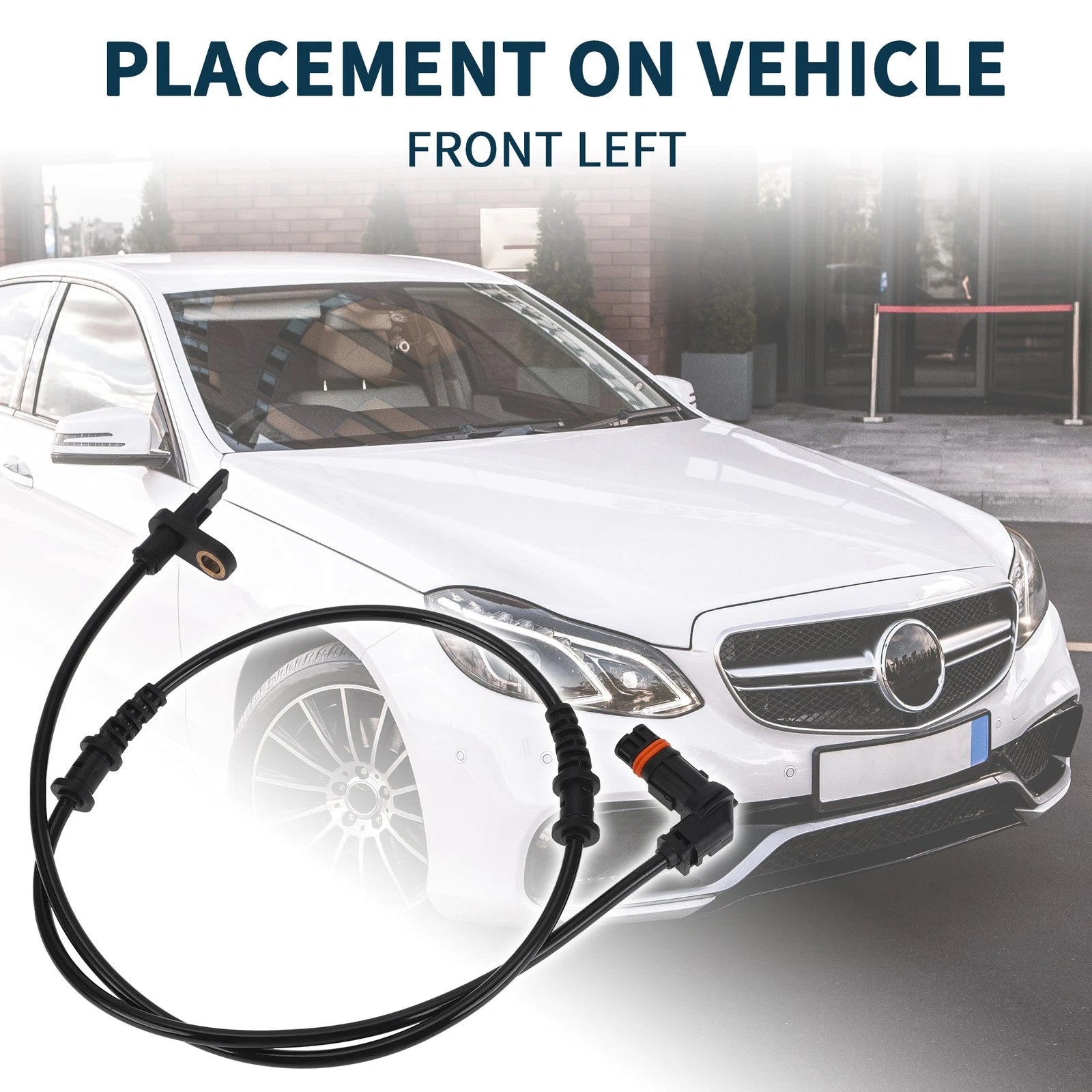 Front Left ABS Wheel Speed Sensor for Mercedes-Benz CLS550 (2015–2018) No.A2129050901 656417834082