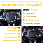 Steering Wheel Trim Cover for Dodge Challenger Charger Durango Jeep (2011–2023)
