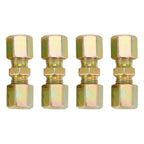 Brake Line Connector 4pcs for Brake Pipe 4.75mm