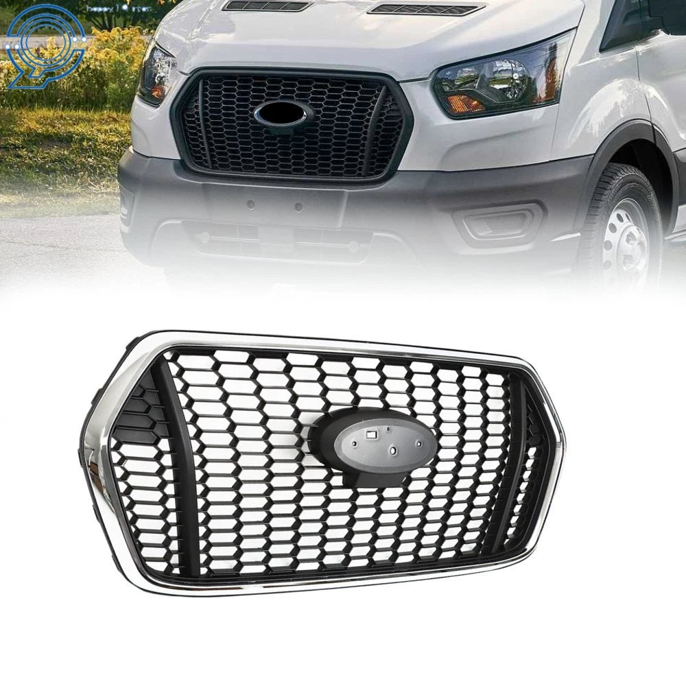 Chrome Front Upper Grille Surround for Ford Transit T150 T250 T350 (2020–2022)