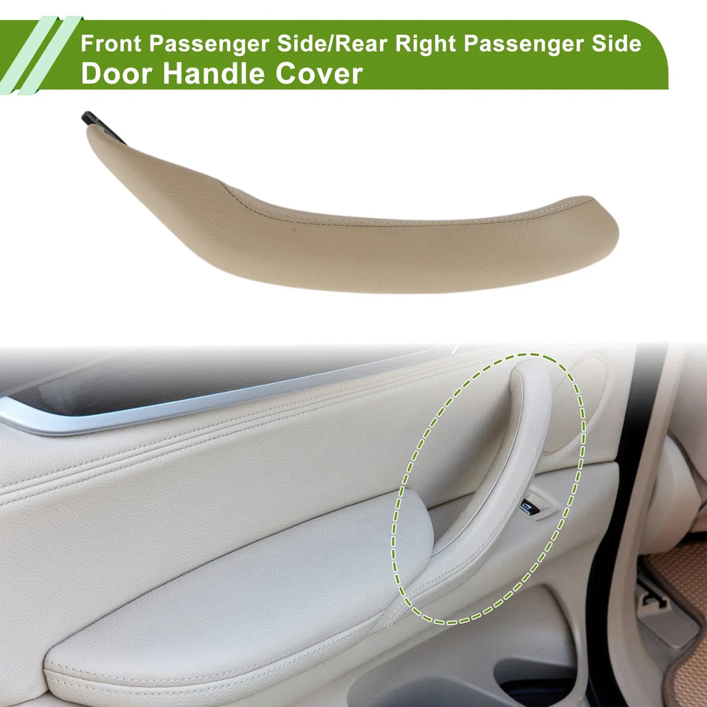 Door Panel Handle Pull Trim Cover for BMW X3 Beige (2010-2016)