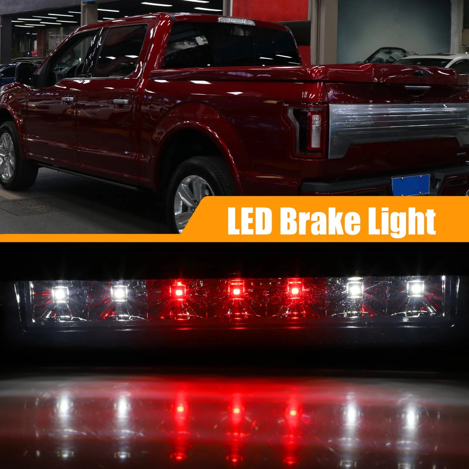 LED Rear Cab Center Third Brake Light AL3Z-13A613-E for Ford F-150 (2015–2020)