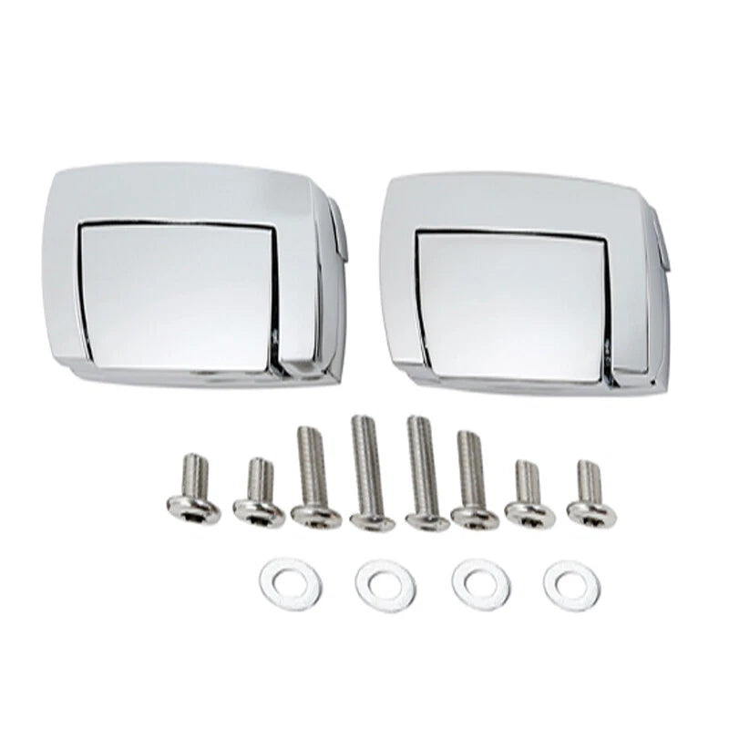 Razor Chopped King Trunk Latches for Harley Touring Road King (1980–2013) Chrome