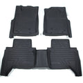Set of 3D Floor Mats for Toyota Tacoma (2005–2015) TPE Rubber All Weather