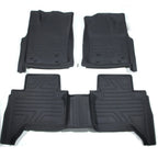 Set of 3D Floor Mats for Toyota Tacoma (2005–2015) TPE Rubber All Weather