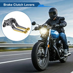 Adjustable Brake Clutch Lever for Honda X11 (1999–2002) Titanium Gold Tone