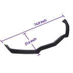 5VM Style Carbon Fiber Front Bumper Lip Splitter Kit for Chevy Corvette C8 (2020–2023)