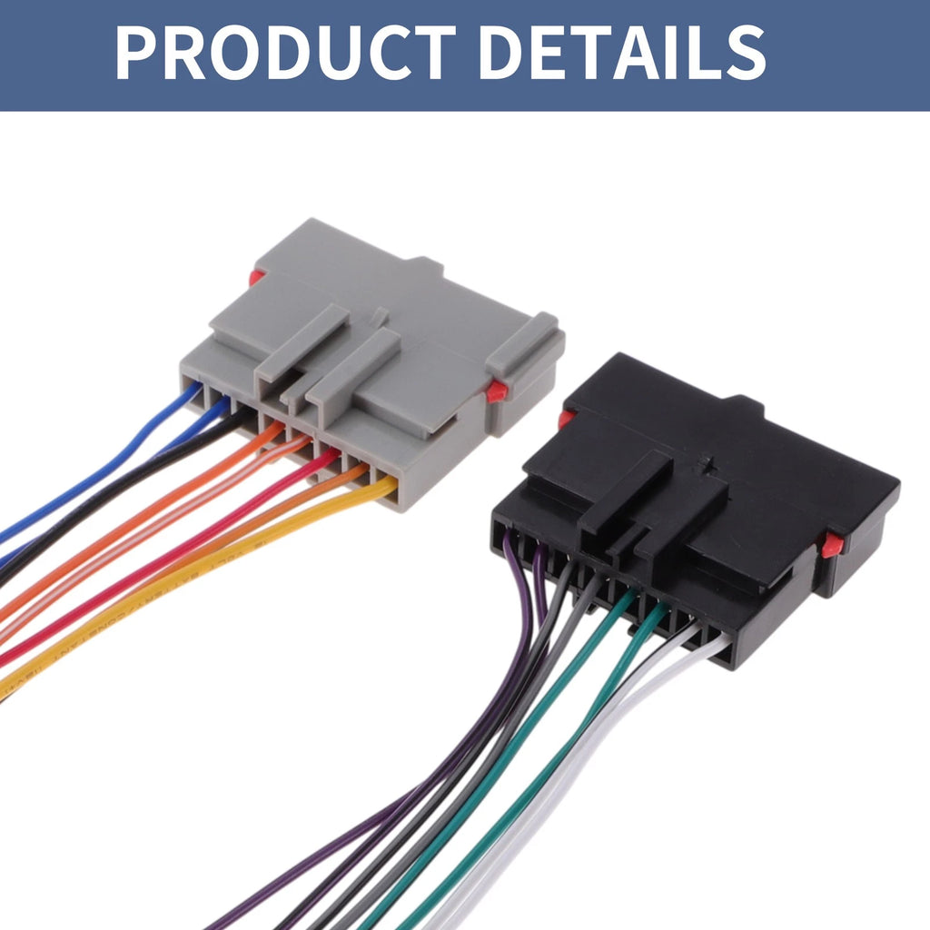 Set of 2 Car Stereo CD Player Wiring Harness 70-1770 for Ford Aerostar (1985–1997)