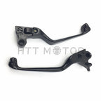 Black Skull Brake Clutch Levers for Harley Fat Boy Dyna Road King (1990–2023)