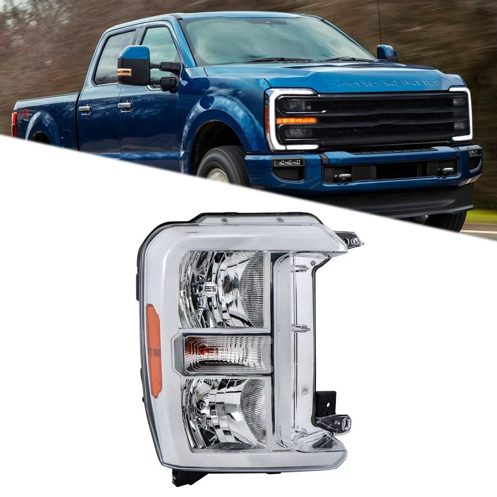 Right Side Headlight for Ford F250 F350 SuperDuty (2023â2024) Chrome