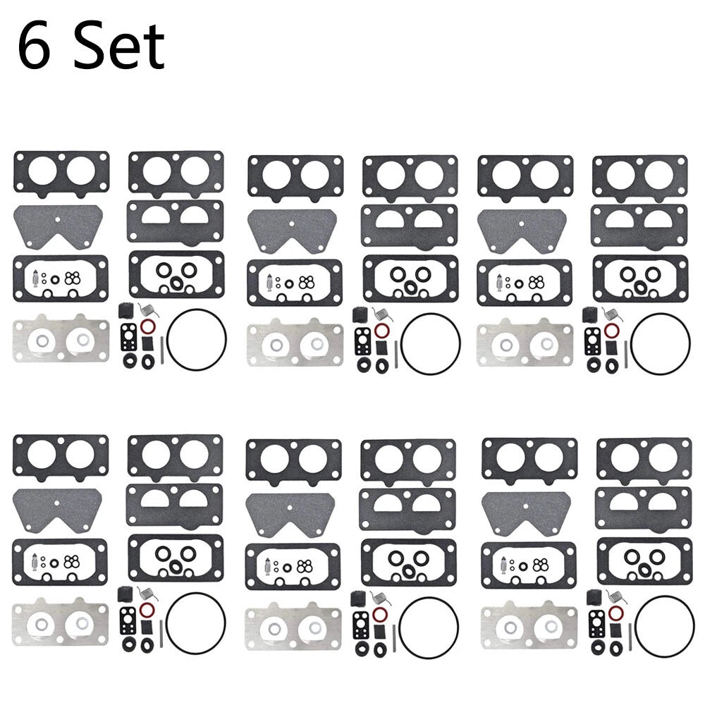 Set of 6 Carburetor Overhaul Gasket Kit for B&S (797890, 499812, 699734, 699735)