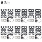 Set of 6 Carburetor Overhaul Gasket Kit for B&S (797890, 499812, 699734, 699735)