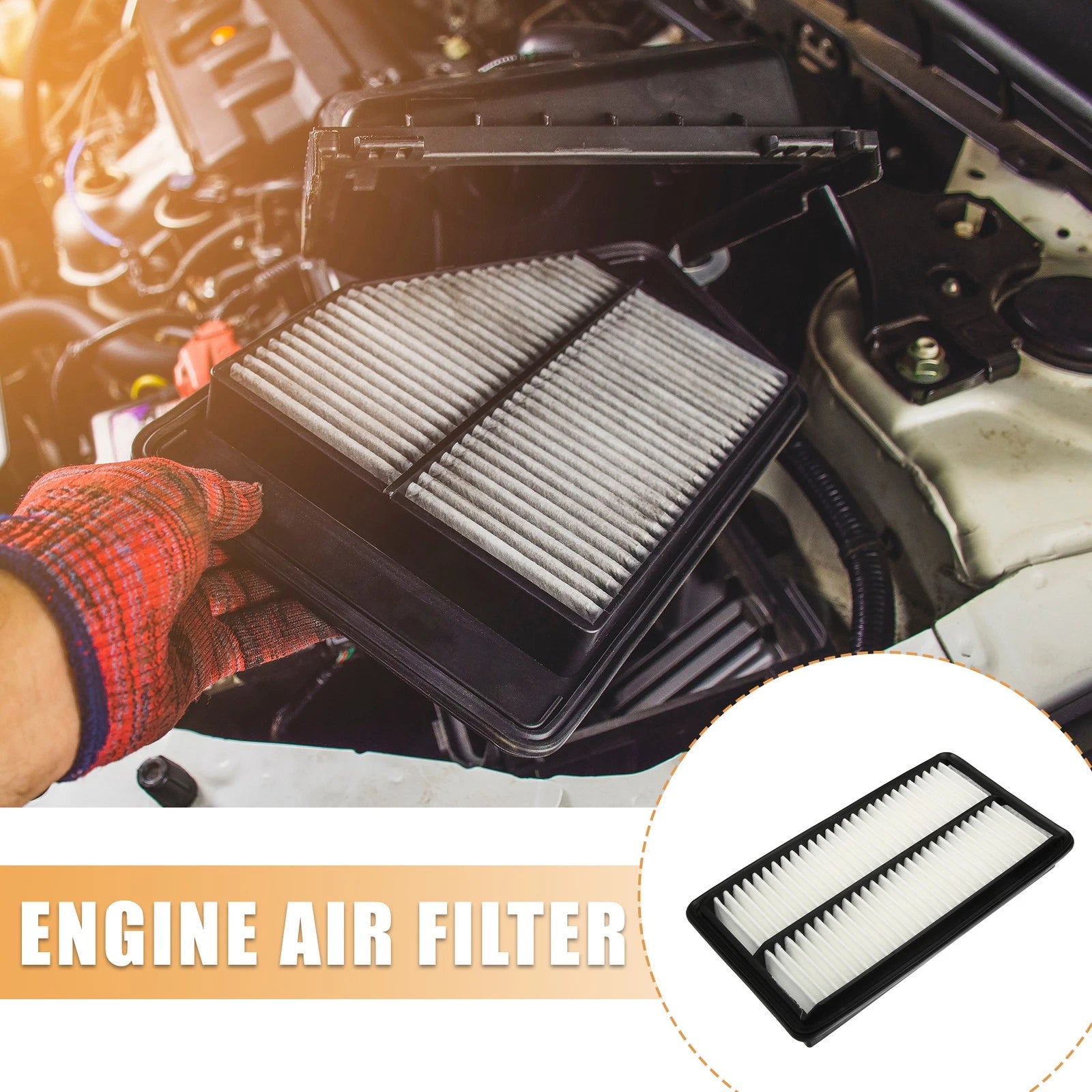 Engine Air Filter No. 17220-5J6-A10 for Honda Odyssey (2018–2024)