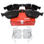 Set of 4 TRW Pro Low-Metallic Brake Pads for BMW F26 X4 E70 F15 X5 E71 F16 X6