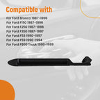 2X Black Interior Door Handle for Ford F150 F250 F350 (1987–1998) Plastic
