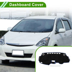 Dashboard Cover Mat for Toyota Wish (2010–2018) Sun Protector Black Blue