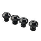 4PCS M10 Motorcycle Mirror Hole Blanking Plugs Screws Caps