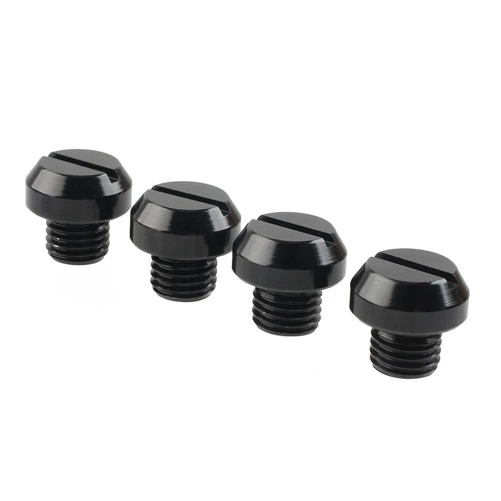 4PCS M10 Motorcycle Mirror Hole Blanking Plugs Screws Caps
