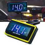 12V Digital Motorcycle Voltmeter for Universal Fit (Motorcycles)