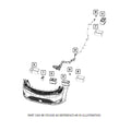Negative Battery Sensor Cable Terminal End for Chrysler Dodge (OEM)