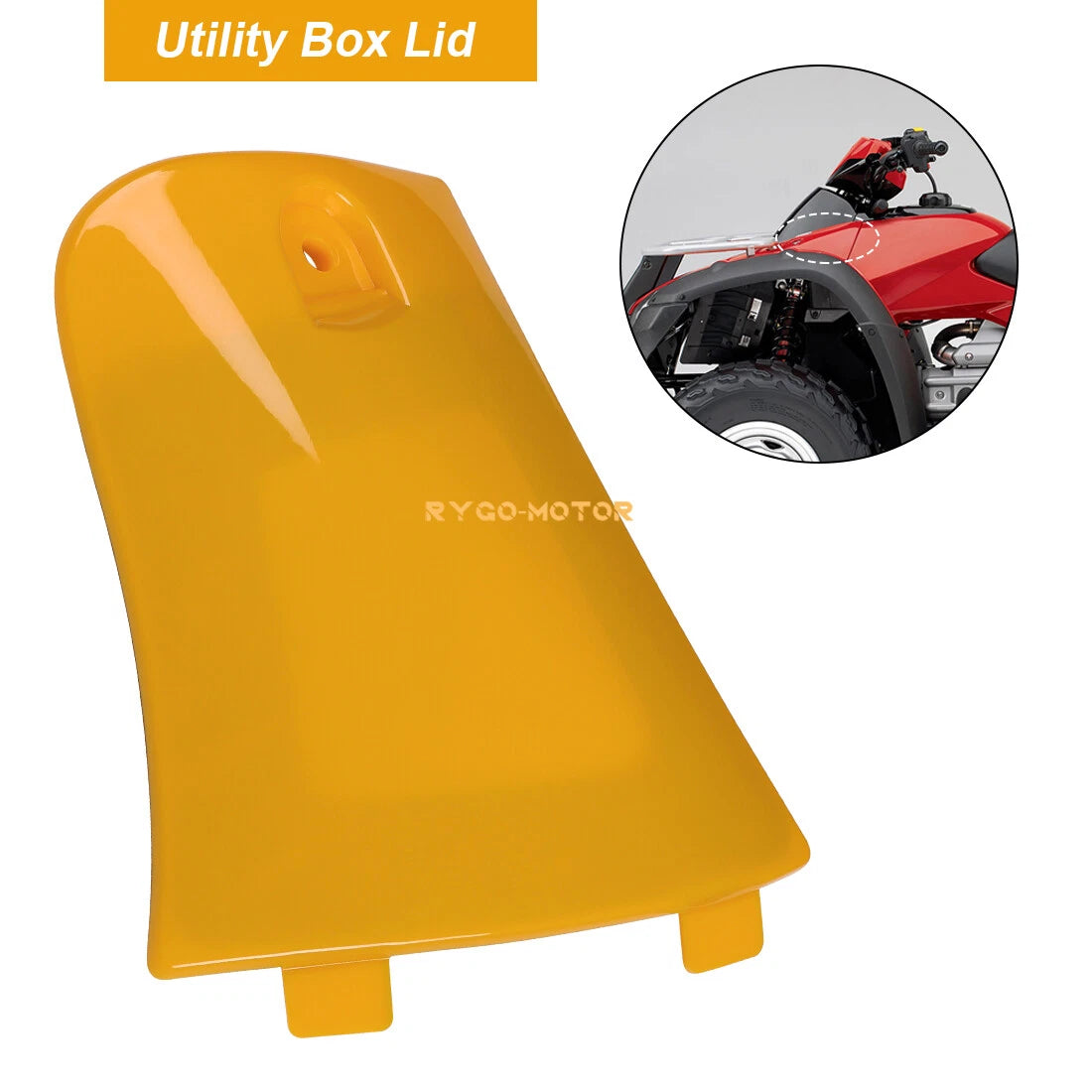 Utility Storage Box Cover Lid for Honda TRX 650 680 Rincon (2006–2014)