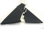 Set of 2 Door Panel Insert Cards for Acura TSX (2009–2014) - Black Leather