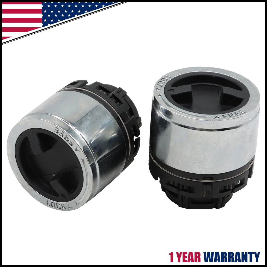 Pair Front Manual Locking Hubs for Ford Ranger (1998–2000) Mazda Pickup (2001–2008)