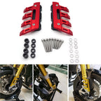 Front Red CNC Crash Slider Protector for Kawasaki Versys 650 ZX10R (2015–2023)