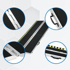8 ft Non-Skid Aluminum Wheelchair Ramp for Step (2)