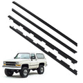 Set of 4 Weatherstrip Window Seal Trim for Chevy C2500/K2500 (1988–2000) 15991405