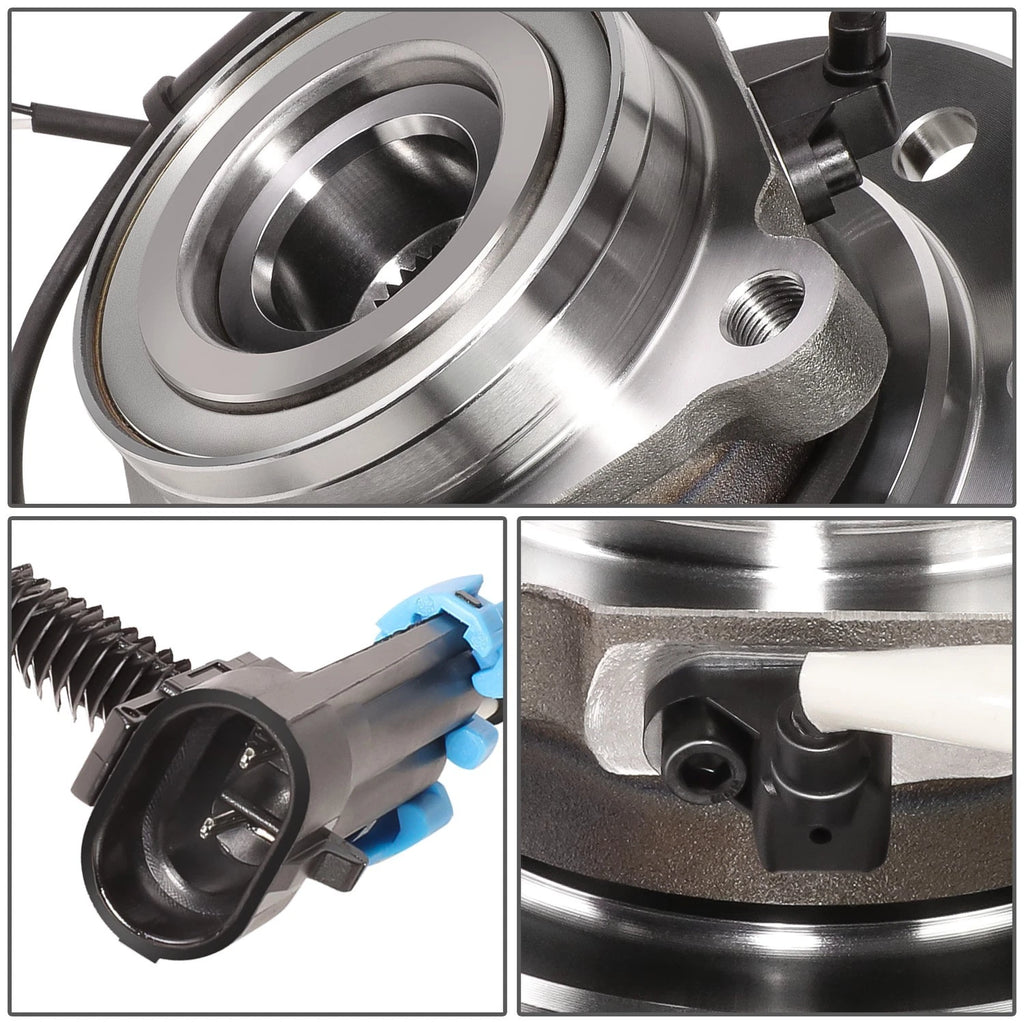 Front Left/Right Wheel Bearing & Hub for Chevy GMC K1500 K2500 K3500 (1996–2000)