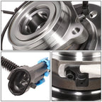 Front Left/Right Wheel Bearing & Hub for Chevy GMC K1500 K2500 K3500 (1996–2000)