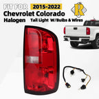 Halogen Taillight for Chevy Colorado (2015–2022) RH W/Bulbs & Wire