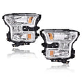 Set of 2 Headlights for Ford F150 (2015–2017)