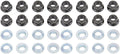 16 Black Lug Nuts for Hiper DWT Wheels YFZ450 Banshee Raptor 700 660 250 125