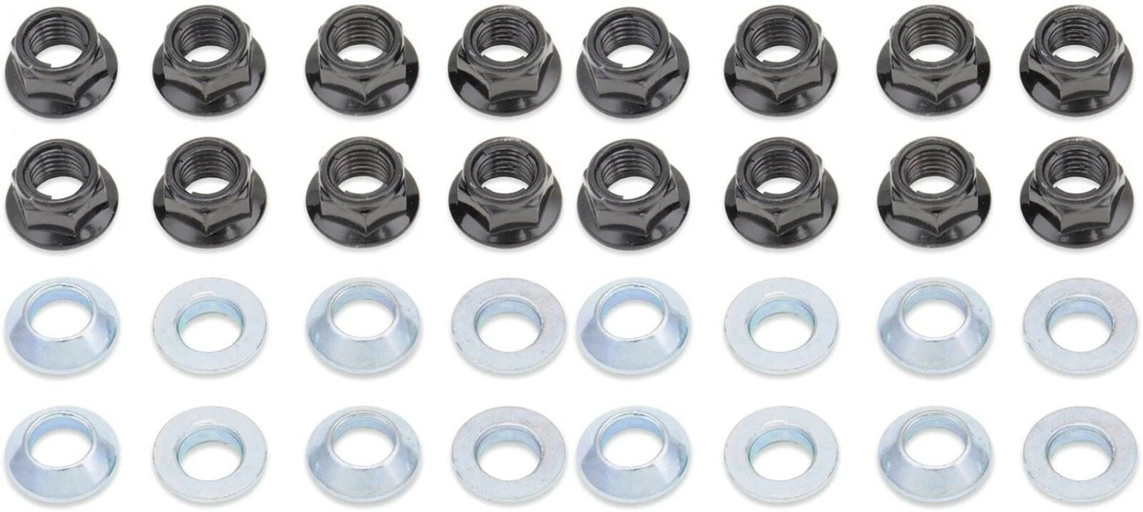 16 Black Lug Nuts for Hiper DWT Wheels YFZ450 Banshee Raptor 700 660 250 125