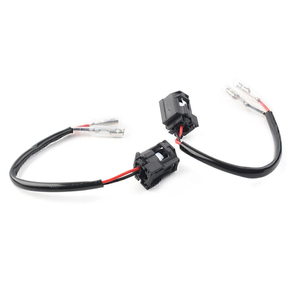 2pcs 2-Wire Turn Signal Connector Wire Harness for Yamaha MT10 (2016–2023)