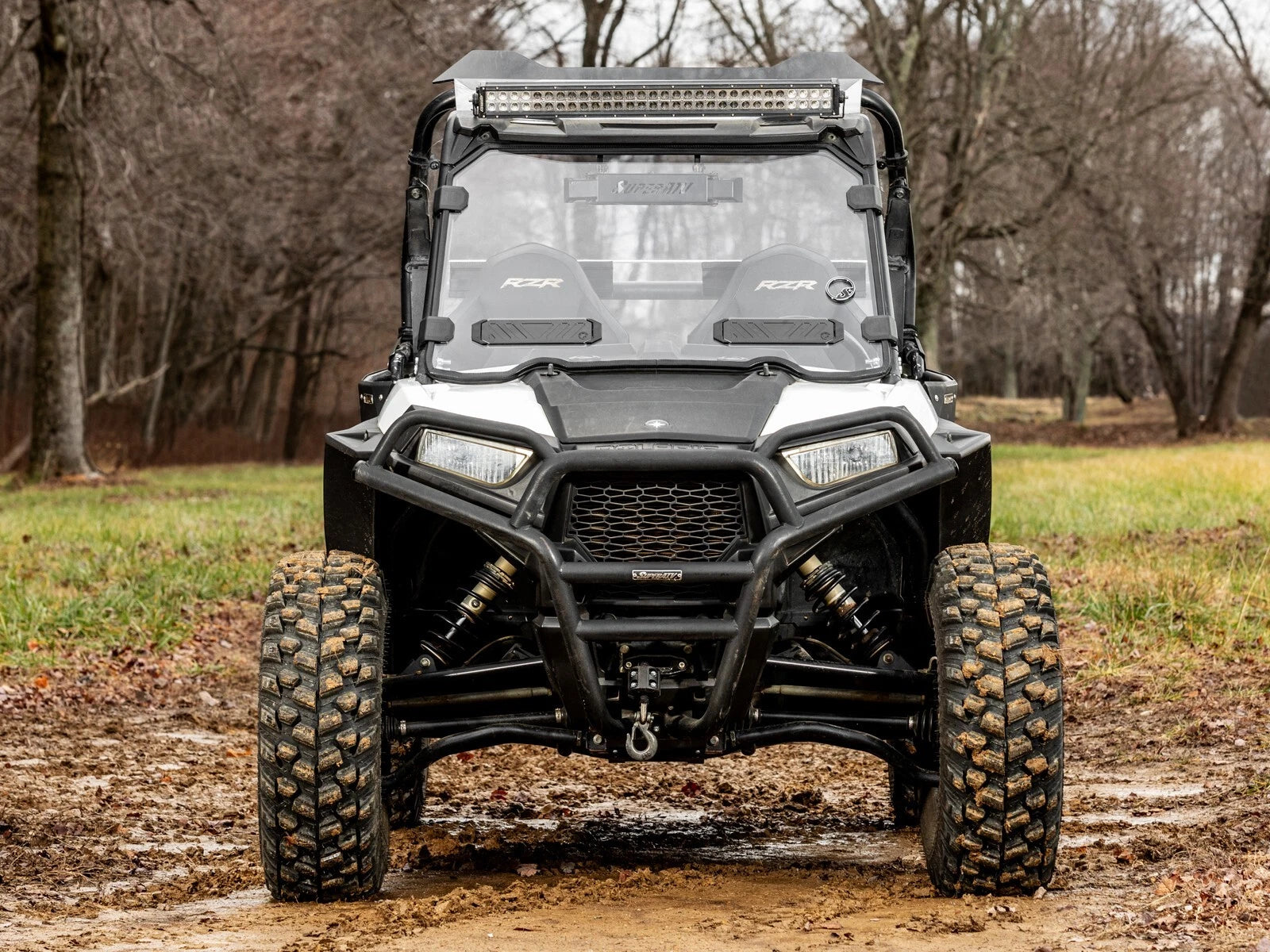 Scratch Resistant Vented Front Windshield for Polaris RZR 900 / S / 4 (2015–2023)