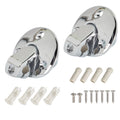 Set of 14 Chrome Sunvisor Support Brackets for Camaro Firebird (1967–1969)