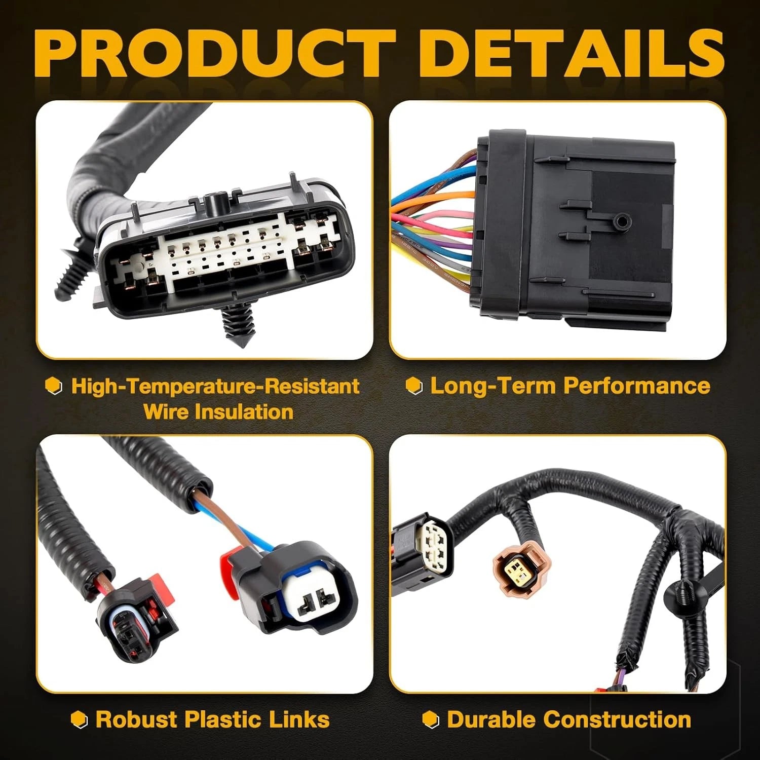 Injector Wiring Harness for Ram 1500, Jeep Wrangler (2012-2024)