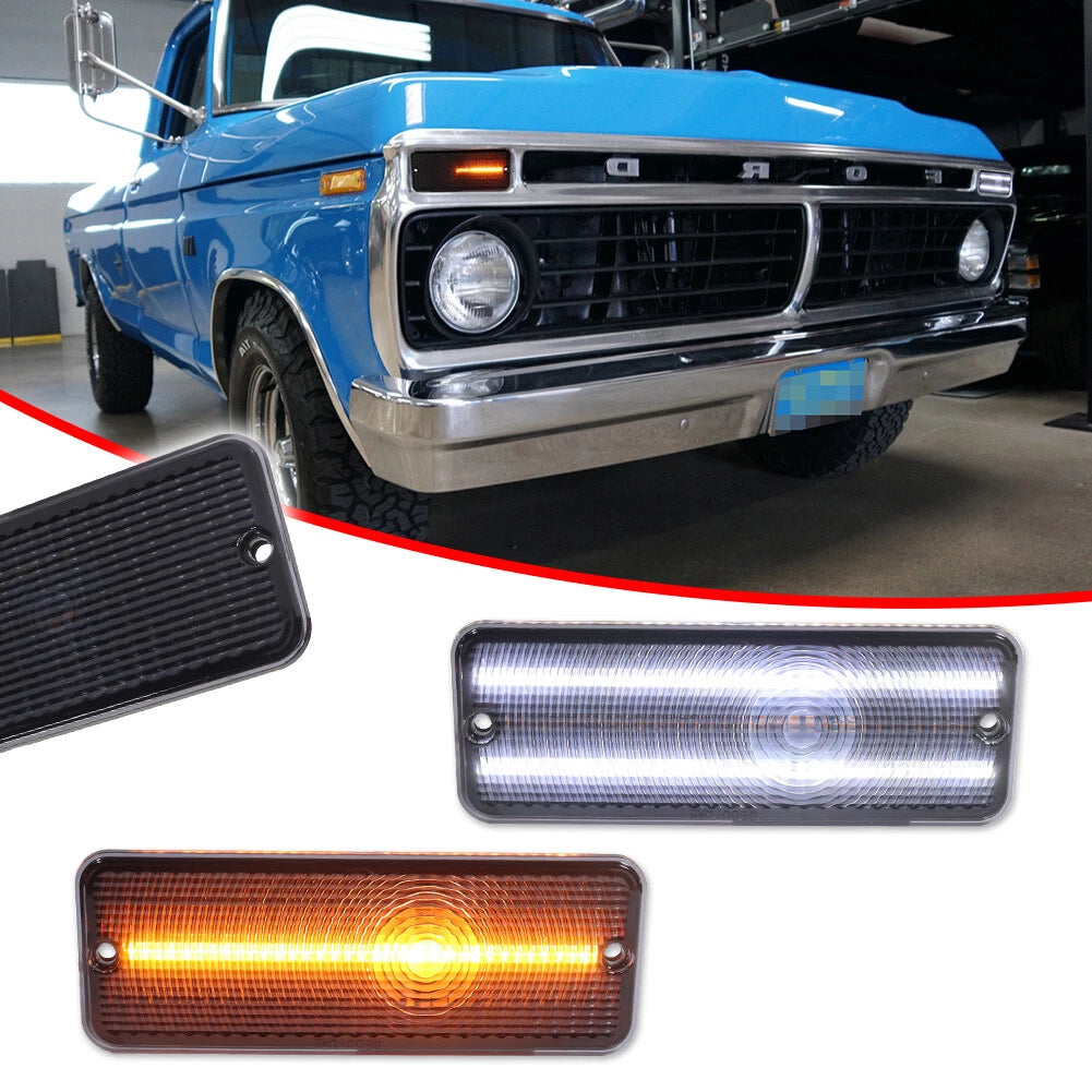 Smoke Switchback LED Parking Signal Light for Ford F-100 (1974–1977)