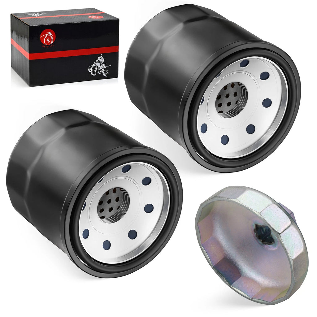 Oil Filter + Wrench for Kawasaki Ninja 300 500 650 (2013–2023)