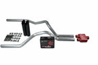 2.5" Dual Exhaust Kit for Ford F150 (2021–2025) - Cherry Bomb Extreme Black Tips