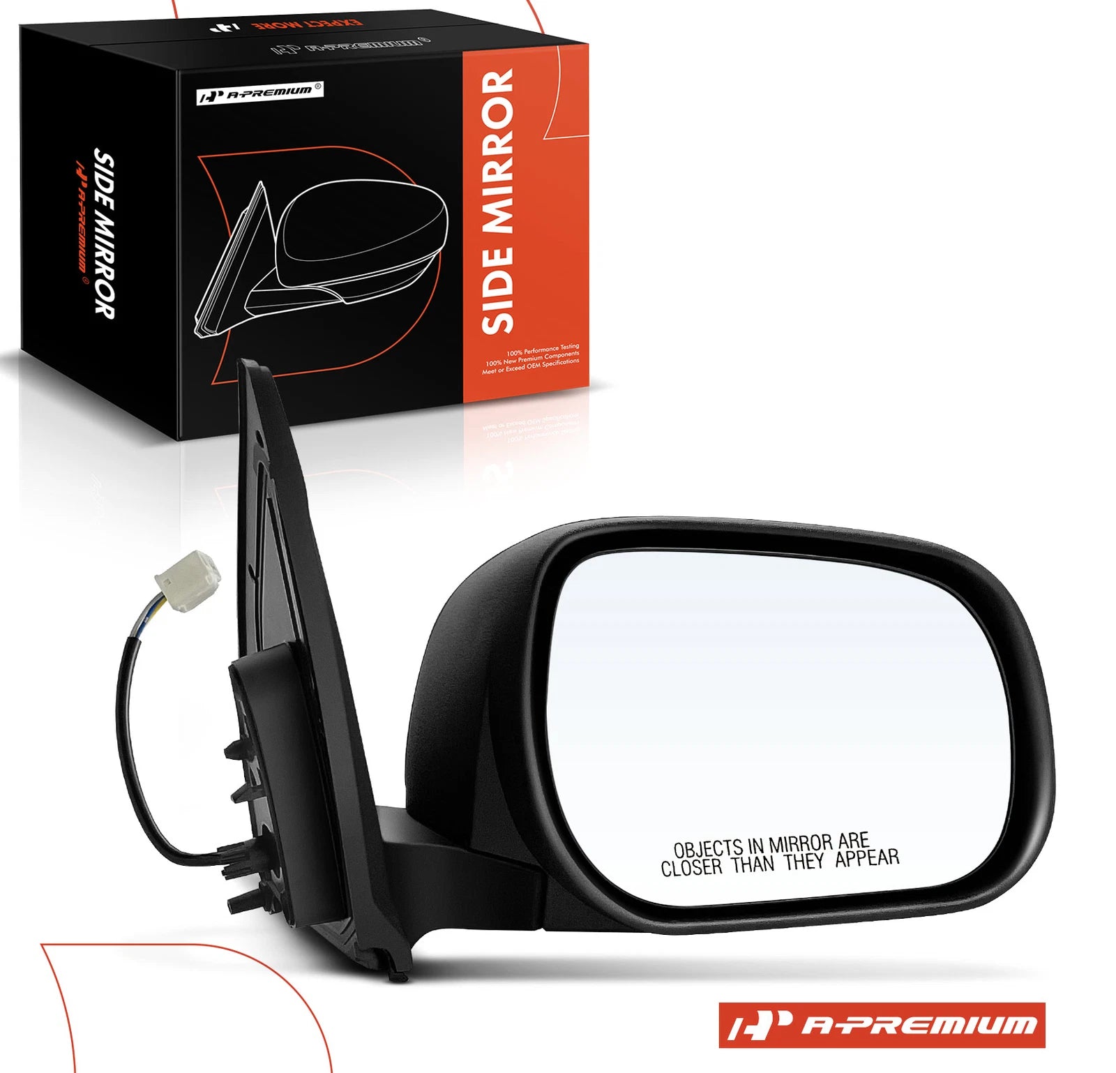 Passenger Power Mirror with Manual Folding for Toyota RAV4 (2006â2008)