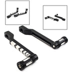 Black Heel & Toe Shift Lever + Shifter Pegs for Harley FLHT FLTR (2000–2023)