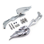 Chrome Running Mirrors for Honda Kawasaki Suzuki Hayabusa Yamaha R1 R6