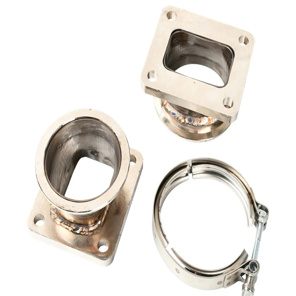 T4 Turbo Inlet V Band Stainless Steel Rotation Conversion Adapter Flange