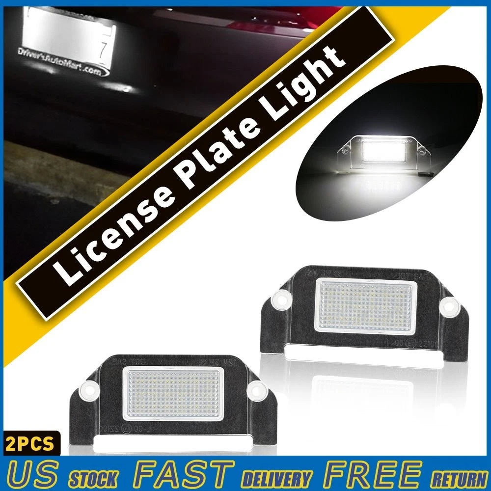 6000K 18LED License Plate Light for Chrysler Sebring (2007–2010) Error Free
